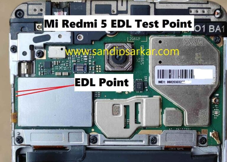 mi redmi 5 test point